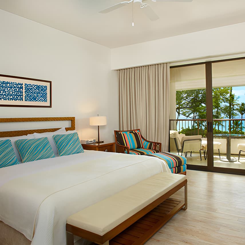 A woman stands on the balcony