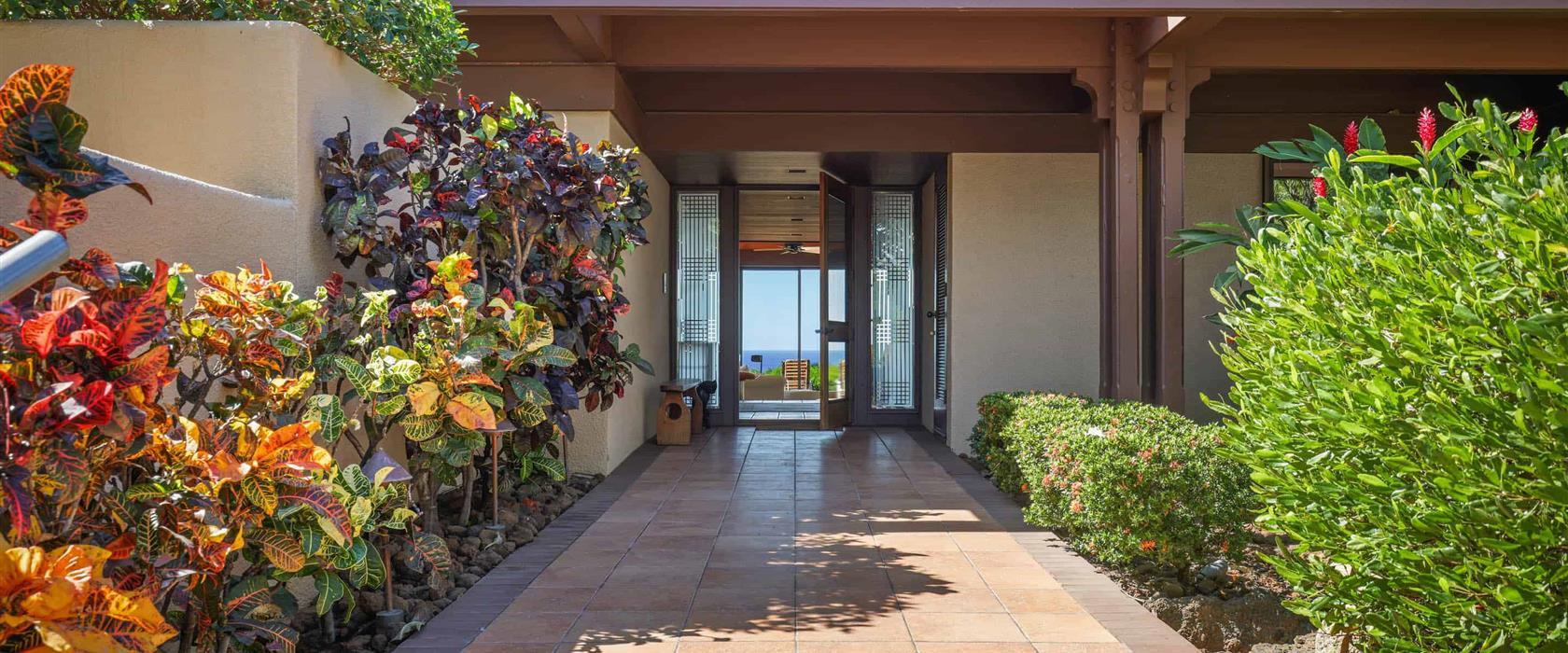 front door of residence