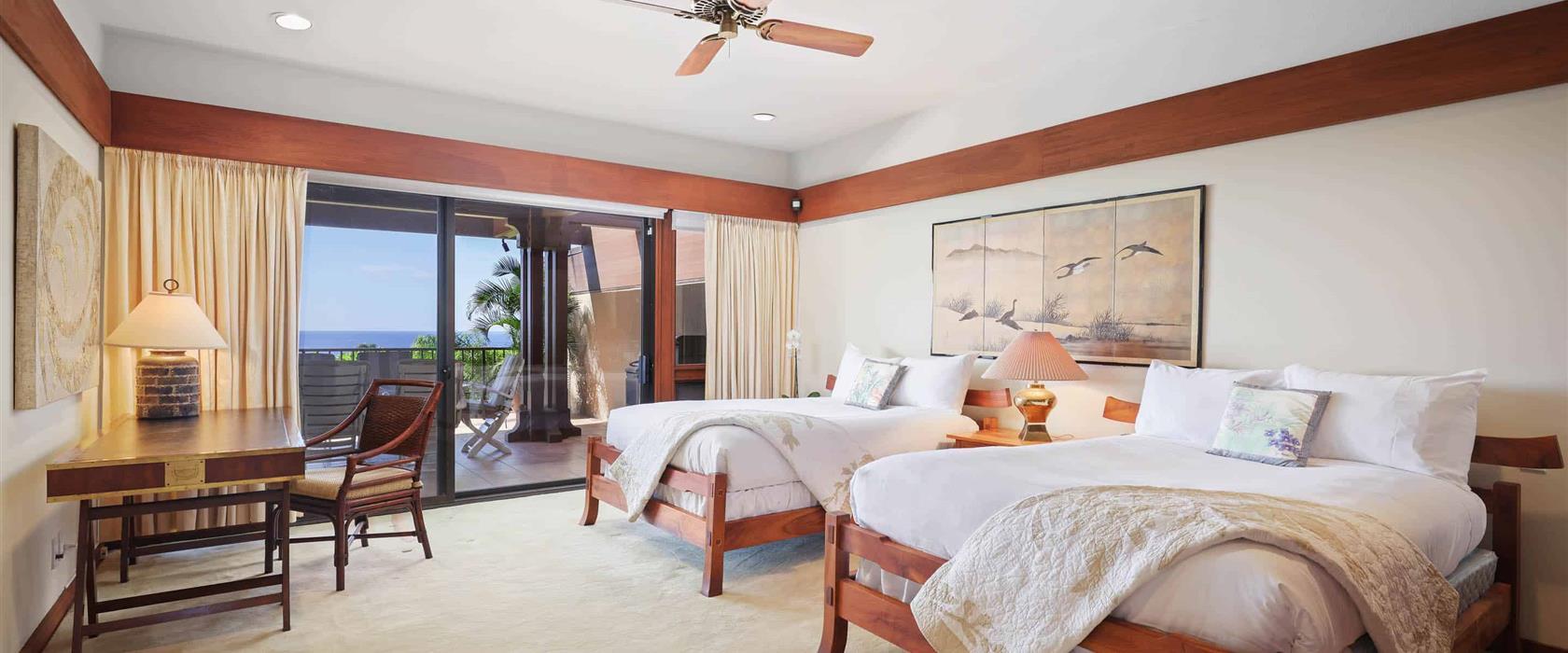 Bedroom with two double beds