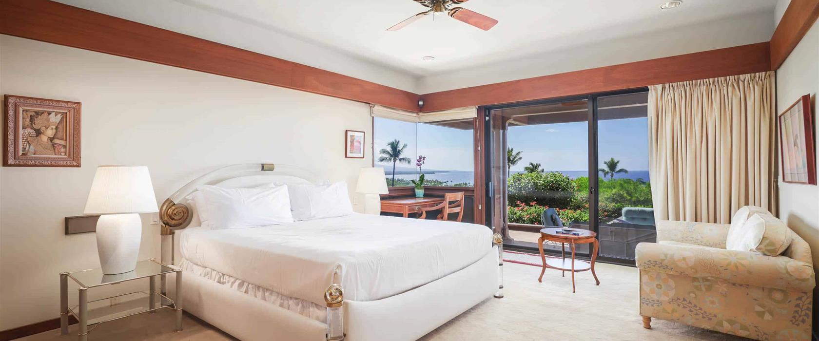 Bedroom with king bed