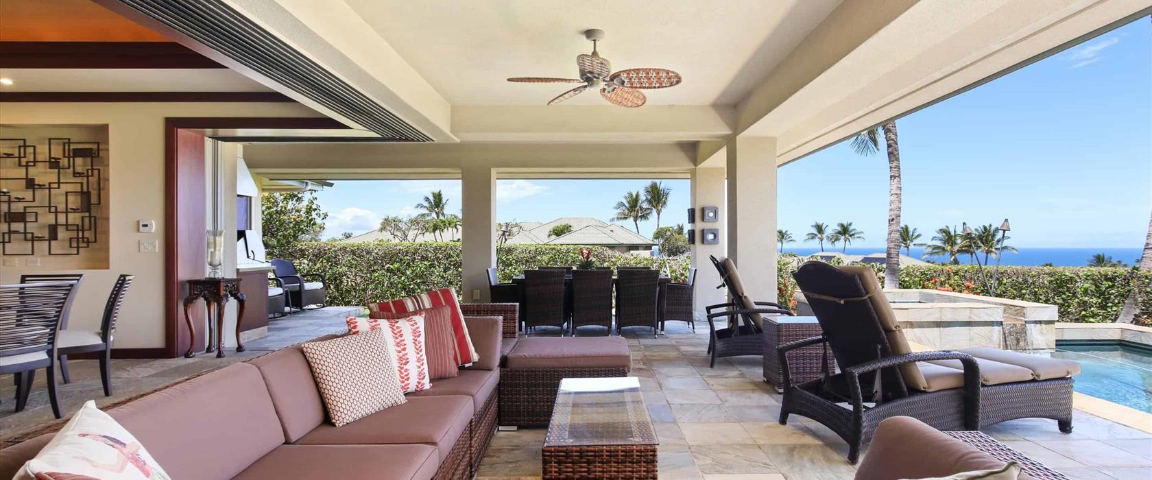 WaiUlaUla Villa 308 Lanai