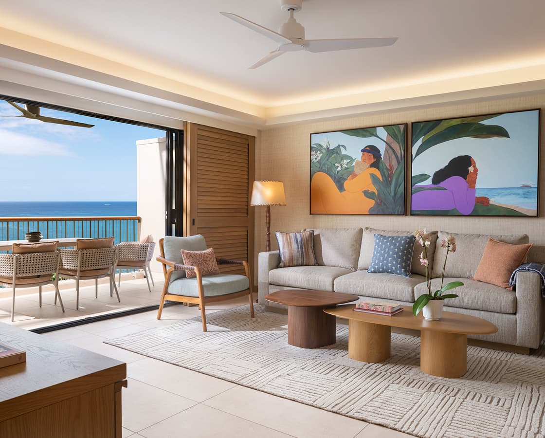 Hualalai Suite living room